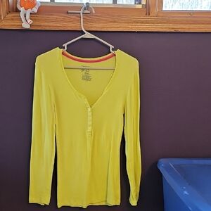 No Boundaries Yellow Long Sleeve Top